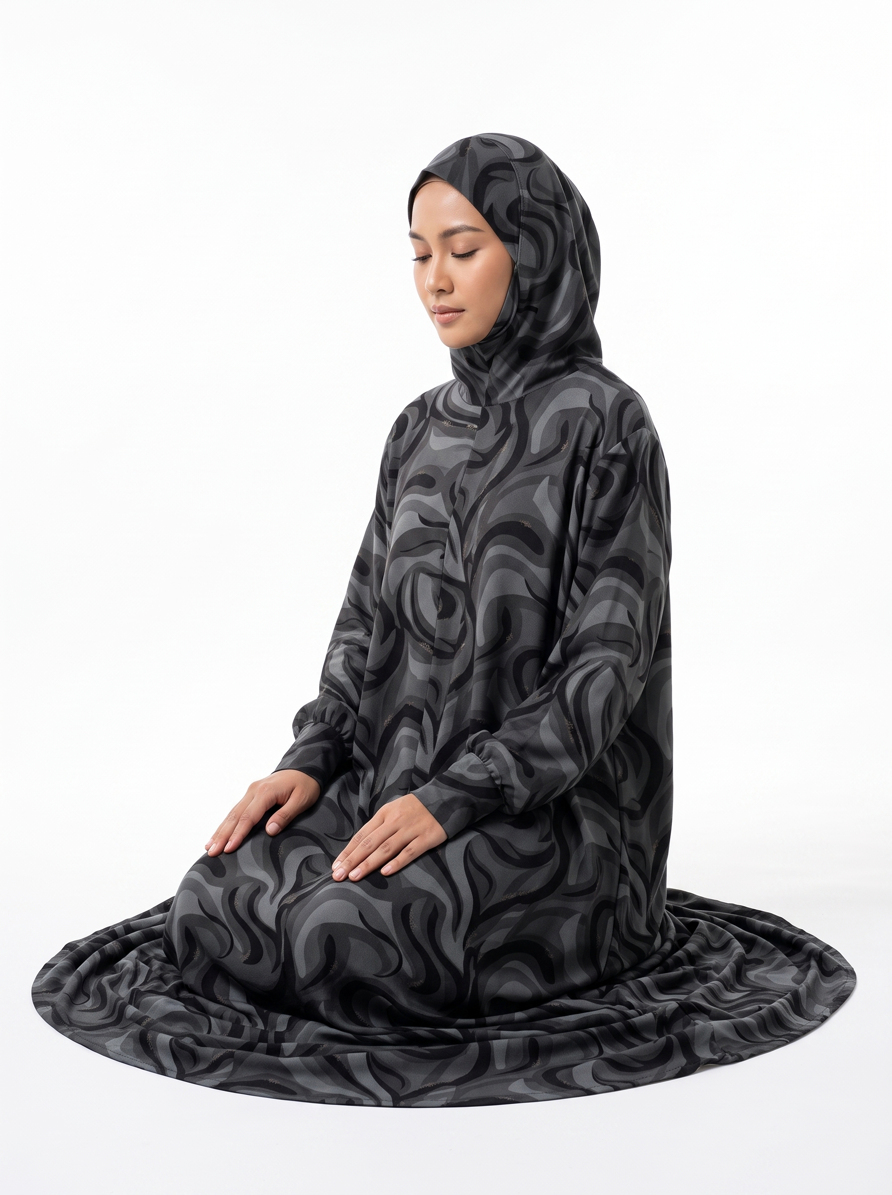 Razal Prayer Dress - Eclipse Black