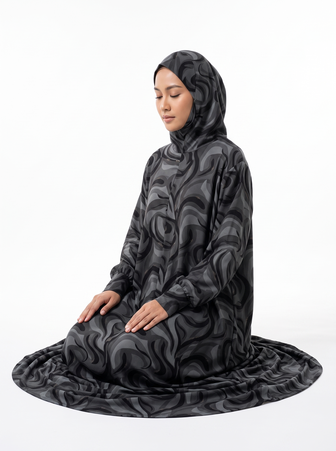 Razal Prayer Dress - Eclipse Black